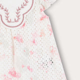 שמלת בייבי סריג - ורוד