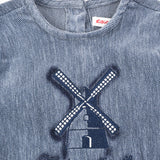 בייביגרו קטיפה תחנת רוח - כחול