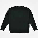 חולצת סריג סיומת ריב - ירוק