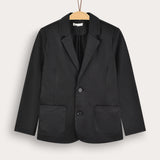 Elegant blazer jacket - black