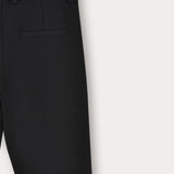 Long jersey pants - black