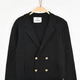 בלייזר סריג אלגנטי - שחור