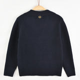 בלייזר סריג אלגנטי - נייבי