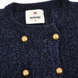 קרדיגן סריג צמות - נייבי