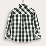 חולצת חיידר מכופתרת - ירוק