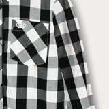 חולצת חיידר מכופתרת - שחור