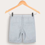 Striped shorts - light blue