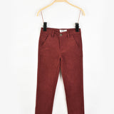 מכנסיים קלאסיים עם כיסים - בורדו