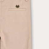 מכנסי ברמודה אריג - בז'