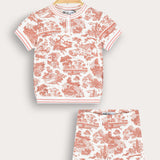 סט בייבי הדפס פרובאנס - חמרה