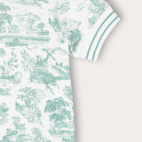 Provence Print Baby Set - Mint