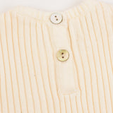 בגד גוף סריג ריב - שמנת