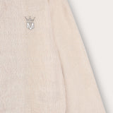 קרדיגן פסים מעטפת - בז'