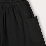 Bengali skirt with pocket - black