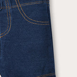 Short denim tights - dk. blue