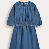 Zipka Denim Dress - Blue