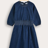 Zipka denim dress - dk. blue