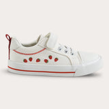 נעלי סניקרס שטוחות - לבן