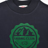 שמלה עם סמל קטיפה - נייבי