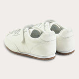 סניקרס עם שרוכים וסקוטש - לבן