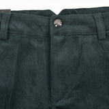 מכנסי קטיפה ארוכים - ירוק