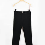 מכנסי קטיפה ארוכים - שחור