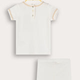 Top + Pants Set - Beige