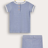Top + Pants Set - Blue