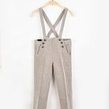 מכנסי קטיפה עם שלייקס - בז'