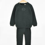 סט בייבי סריג - ירוק