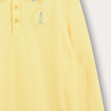 Sporty polo shirt - yellow