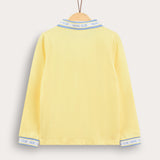 Sporty polo shirt - yellow