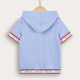 Short sleeve shirt + logo - black