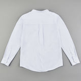 Chinese collar shirt - white