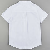Chinese collar shirt - white