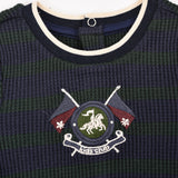 בייביגרו פסים עם סמל - נייבי