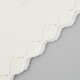 סוודר פפיונים במראה תחרה - שמנת