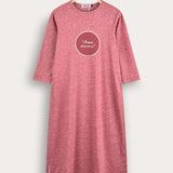Nightgown with patch - red