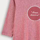 Nightgown with patch - red