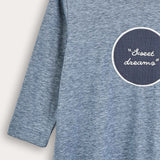 Nightgown with patch - blue