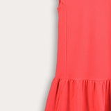 Multi-tiered saree - Fuchsia
