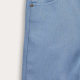 Drill Shorts with Pockets - Blue
