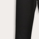Girls' 3/4 Tights - Black