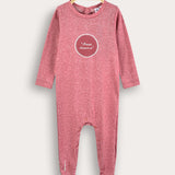 Babygrow Pajamas with Patch - Red