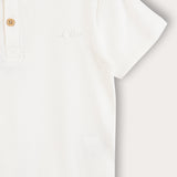 Rivet shirt with buttons - cream