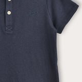 Rivet shirt with buttons - Navy