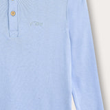 Rivet shirt with buttons - light blue