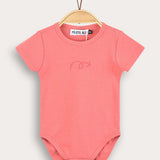 בגד גוף קייצי ריב - ורוד