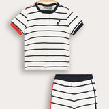 סט בייבי פסים - נייבי