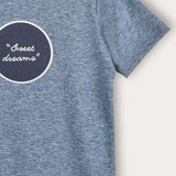 Pajama set with patch - blue